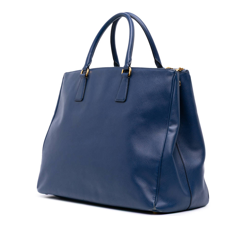 Pre-Loved Prada Large Saffiano Lux Galleria Double Zip Satchel - Picture 2 of 12